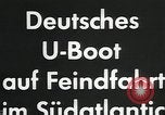 Standbild Deutsche U-Boot in Zweiten Weltkrieg Atlantik, 1941, aus Sekunde 3 historischem Filmmaterial Videoclip 65675026785
