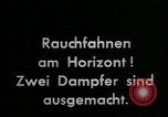 Standbild deutsche U-Boot Atlantik, 1941, aus Sekunde 5 historischem Filmmaterial Videoclip 65675026786