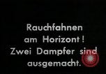 Standbild deutsche U-Boot Atlantik, 1941, aus Sekunde 6 historischem Filmmaterial Videoclip 65675026786