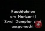 Standbild deutsche U-Boot Atlantik, 1941, aus Sekunde 7 historischem Filmmaterial Videoclip 65675026786