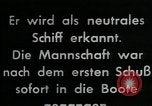 Standbild deutsche U-Boot Atlantik, 1941, aus Sekunde 38 historischem Filmmaterial Videoclip 65675026786