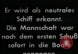 Standbild deutsche U-Boot Atlantik, 1941, aus Sekunde 42 historischem Filmmaterial Videoclip 65675026786