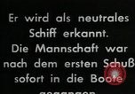 Standbild deutsche U-Boot Atlantik, 1941, aus Sekunde 44 historischem Filmmaterial Videoclip 65675026786