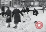 Image of snow covered city Netherlands, 1941, second 34 stock footage video 65675026788