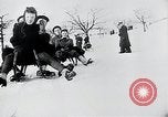 Image of snow covered city Netherlands, 1941, second 61 stock footage video 65675026788