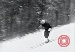 Image of skiing Bohemia Czechoslovakia, 1941, second 5 stock footage video 65675026789