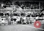 Image of soccer match during World War 2 Barcelona Spain, 1941, second 9 stock footage video 65675026791