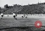 Image of soccer match during World War 2 Barcelona Spain, 1941, second 25 stock footage video 65675026791