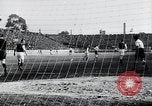 Image of soccer match during World War 2 Barcelona Spain, 1941, second 37 stock footage video 65675026791