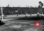 Image of soccer match during World War 2 Barcelona Spain, 1941, second 50 stock footage video 65675026791