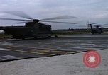 Standbild HH-53B Hubschrauber abheben Phan Rang Vietnam, 1970, aus Sekunde 6 historischem Filmmaterial Videoclip 65675026836