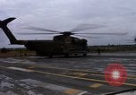 Standbild HH-53B Hubschrauber abheben Phan Rang Vietnam, 1970, aus Sekunde 28 historischem Filmmaterial Videoclip 65675026836