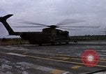 Standbild HH-53B Hubschrauber abheben Phan Rang Vietnam, 1970, aus Sekunde 29 historischem Filmmaterial Videoclip 65675026836