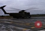 Standbild HH-53B Hubschrauber abheben Phan Rang Vietnam, 1970, aus Sekunde 31 historischem Filmmaterial Videoclip 65675026836