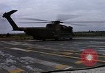 Standbild HH-53B Hubschrauber abheben Phan Rang Vietnam, 1970, aus Sekunde 56 historischem Filmmaterial Videoclip 65675026836