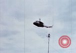 Image of Flying and landing of UH-1H helicopter during Operation Somerset Plain Vietnam, 1968, second 4 stock footage video 65675026846