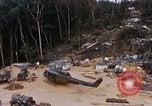 Image of Flying and landing of UH-1H helicopter during Operation Somerset Plain Vietnam, 1968, second 21 stock footage video 65675026846