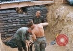 Image of US Soldiers filling sandbags during Operation Somerset Plain Vietnam, 1968, second 5 stock footage video 65675026847