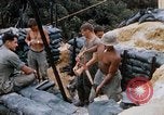 Image of US Soldiers filling sandbags during Operation Somerset Plain Vietnam, 1968, second 55 stock footage video 65675026847