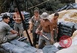 Image of US Soldiers filling sandbags during Operation Somerset Plain Vietnam, 1968, second 56 stock footage video 65675026847