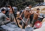 Image of US Soldiers filling sandbags during Operation Somerset Plain Vietnam, 1968, second 60 stock footage video 65675026847