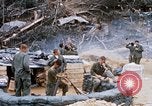 Image of US Soldier speaking on the phone during Operation Somerset Plain Vietnam, 1968, second 47 stock footage video 65675026848