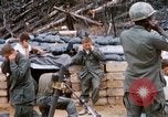 Image of US Soldier speaking on the phone during Operation Somerset Plain Vietnam, 1968, second 48 stock footage video 65675026848