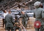 Image of US Soldier speaking on the phone during Operation Somerset Plain Vietnam, 1968, second 51 stock footage video 65675026848