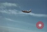 Standbild zwei USAF A-1E Flugzeuge fliegen Bien Hoa Vietnam ab, 1965, aus Sekunde 58 historischem Filmmaterial Videoclip 65675026853