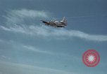 Standbild zwei USAF A-1E Flugzeuge fliegen Bien Hoa Vietnam ab, 1965, aus Sekunde 60 historischem Filmmaterial Videoclip 65675026853