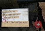 Image of Soldiers landing at Camp Evans from UH-1D helicopter A Shau Valley Vietnam, 1968, second 5 stock footage video 65675026856