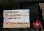 Image of Soldiers landing at Camp Evans from UH-1D helicopter A Shau Valley Vietnam, 1968, second 10 stock footage video 65675026856