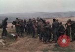 Image of Soldiers landing at Camp Evans from UH-1D helicopter A Shau Valley Vietnam, 1968, second 24 stock footage video 65675026856