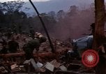 Image of Wrecked US Army UH-1H helicopter A Shau Valley Vietnam, 1968, second 3 stock footage video 65675026858