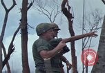 Image of Maj Gn John J Tolsin on work during Operation Delaware A Shau Valley Vietnam, 1968, second 44 stock footage video 65675026861