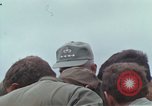 Image of Gen William C Westmoreland in conversation and departure in helicopter A Shau Valley Vietnam, 1968, second 18 stock footage video 65675026863