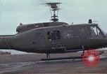 Image of Gen William C Westmoreland in conversation and departure in helicopter A Shau Valley Vietnam, 1968, second 50 stock footage video 65675026863