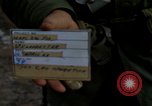 Image of Gen William C Westmoreland in conversation and departure in helicopter A Shau Valley Vietnam, 1968, second 60 stock footage video 65675026863