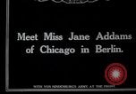 Image Jane Addams Berlin Allemagne, 1915, de la seconde 3 séquences d'archives historiques vidéo 65675026876