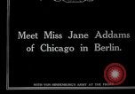 Image Jane Addams Berlin Allemagne, 1915, de la seconde 5 séquences d'archives historiques vidéo 65675026876