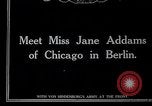 Image Jane Addams Berlin Allemagne, 1915, de la seconde 6 séquences d'archives historiques vidéo 65675026876