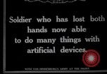 Image of Wounded German soldier without hands Germany, 1915, second 5 stock footage video 65675026879