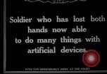 Image of Wounded German soldier without hands Germany, 1915, second 6 stock footage video 65675026879