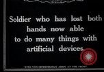 Image of Wounded German soldier without hands Germany, 1915, second 9 stock footage video 65675026879