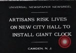 Image of Giant Clock Camden New Jersey USA, 1930, second 1 stock footage video 65675026882
