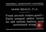 Image of Arrowhead Safety Plane Miami beach Florida USA, 1930, second 5 stock footage video 65675026885