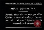Image of Arrowhead Safety Plane Miami beach Florida USA, 1930, second 6 stock footage video 65675026885