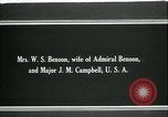 Image Mme William S Benson New York United States USA, 1918, de la seconde 8 séquences d'archives historiques vidéo 65675026921