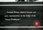 Image of Woodrow Wilson Atlantic ocean, 1918, second 1 stock footage video 65675026924