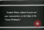Image of Woodrow Wilson Atlantic ocean, 1918, second 5 stock footage video 65675026924